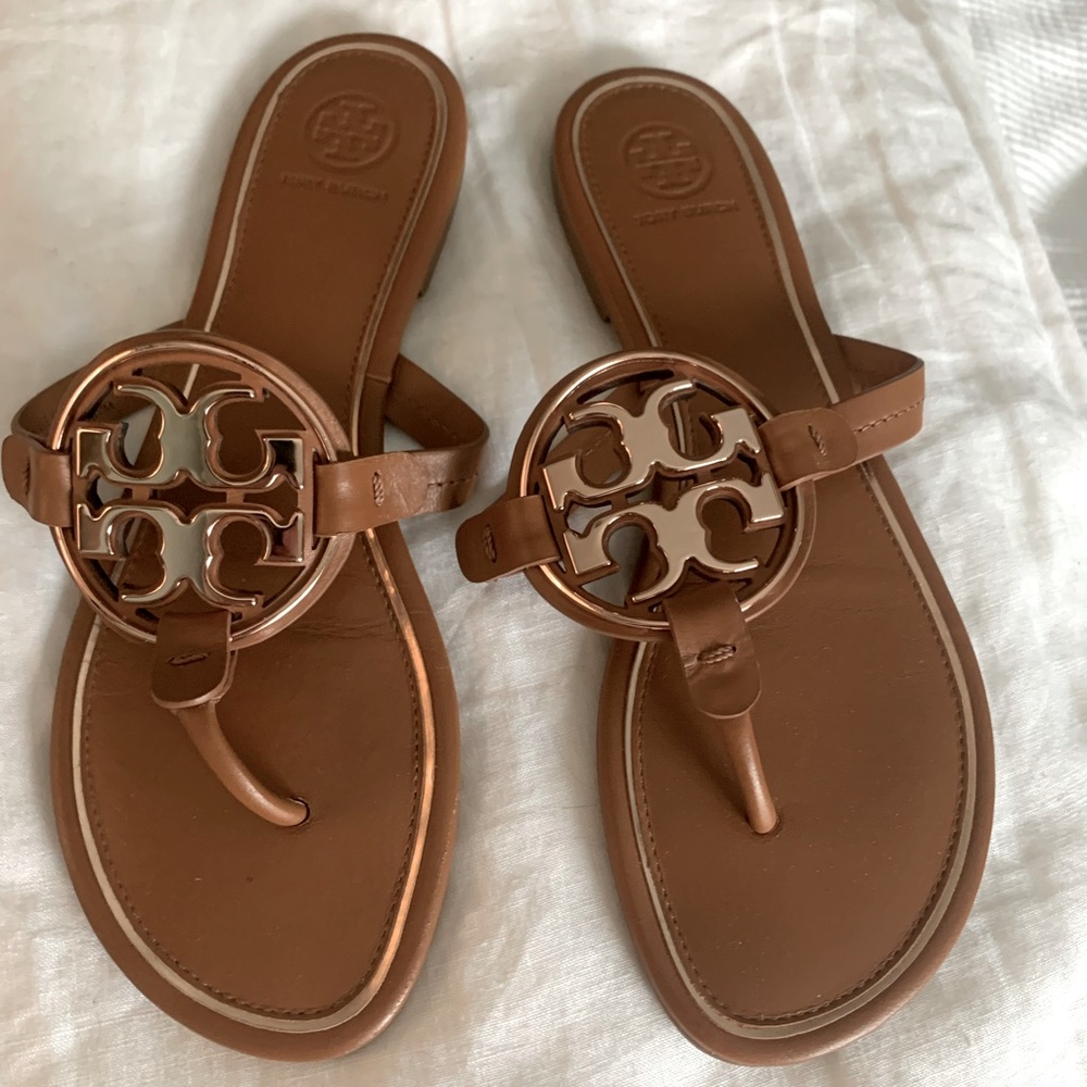Tory burch miller rose gold 8.5